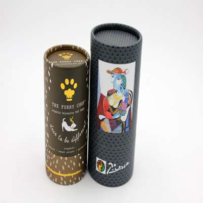 America and European Style Paper Tube for Dog Food Cans Packaging